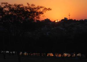 Pôr do sol em Campo Grande